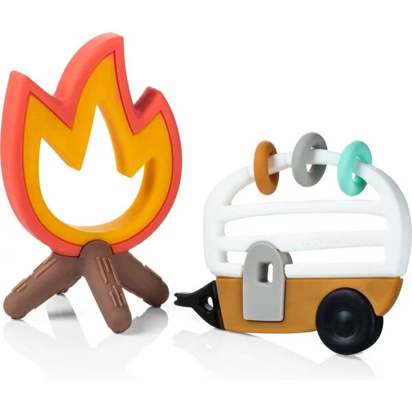 Little Camper Teether Toy - Lucy Darling Teethers & Rattles | Maisonette | Maisonette