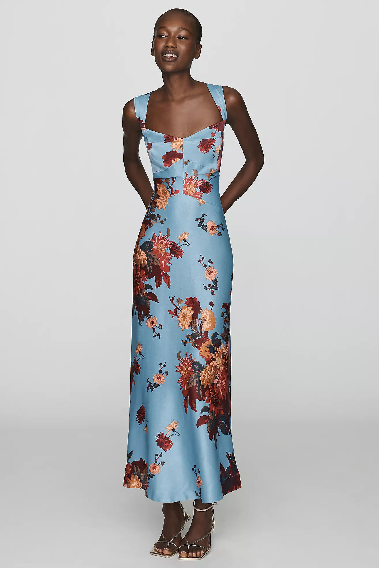 Jocelyn Sleeveless Slip Midi Dress by Maeve | Anthropologie (US)