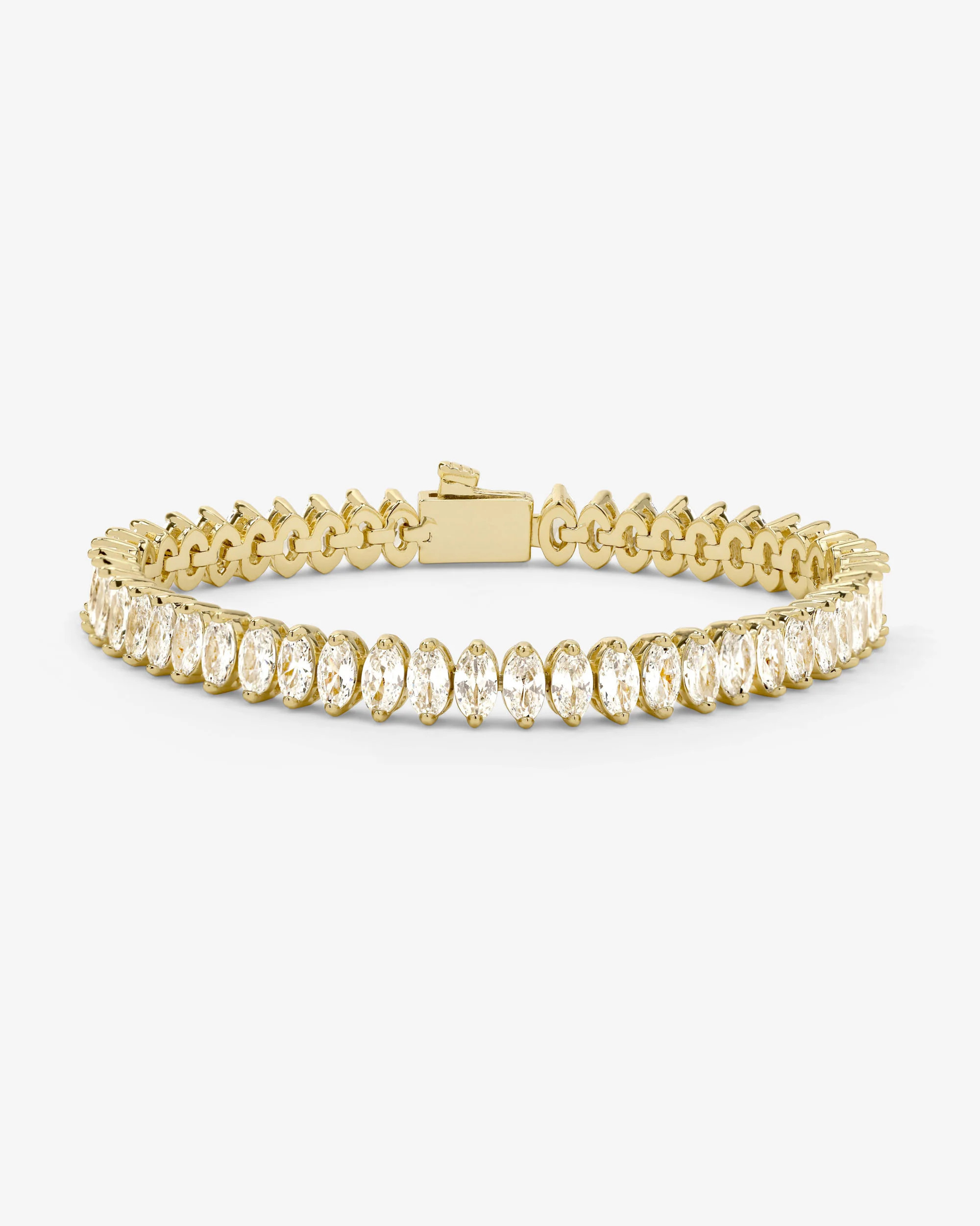 Baby ""She's So Fine"" Tennis Bracelet - Gold|White Diamondettes - 6.5 | Melinda Maria Jewelry