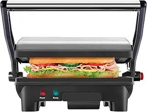 Amazon.com: Chefman Electric Panini Press Grill and Gourmet Sandwich Maker w/ Non-Stick Coated Pl... | Amazon (US)