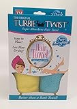 Turbie Twist Microfiber Hair Towel Yellow-Aqua by Turbie Twist | Amazon (US)