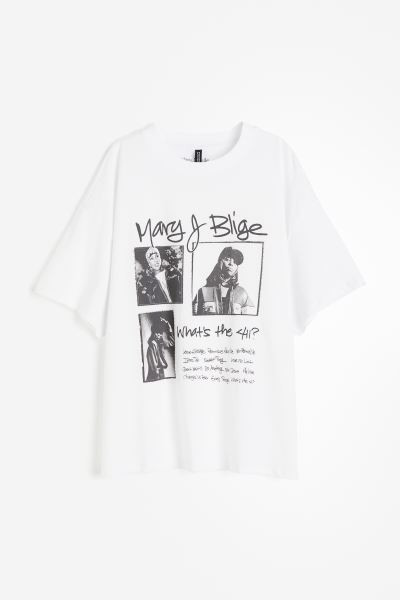 Oversized Printed T-shirt | H&M (US + CA)