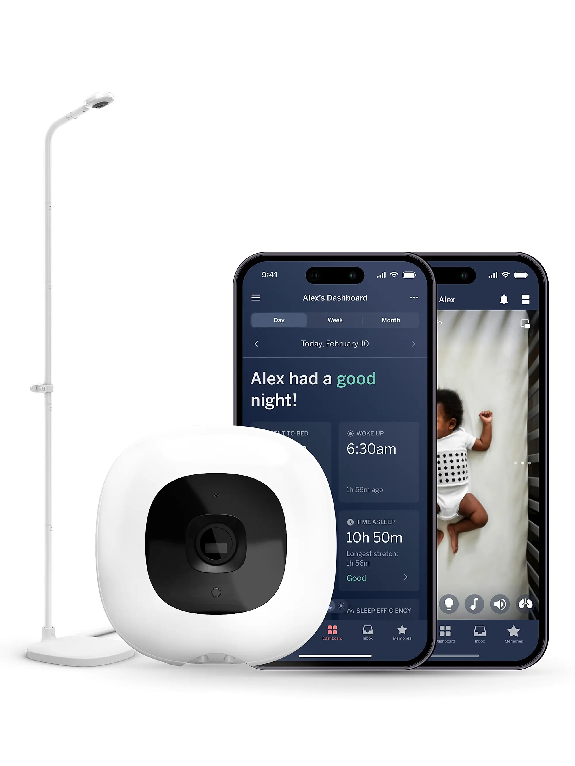 Nanit Pro Smart Baby Monitor & Floor Stand V2 | Saks Fifth Avenue