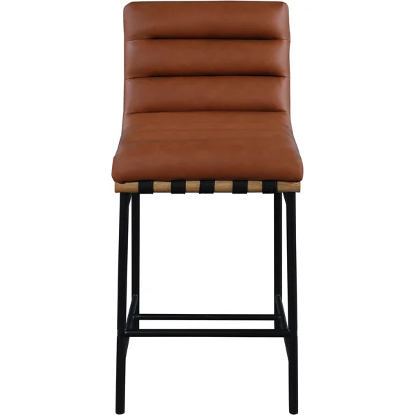 Arcola Upholstered Counter Stool with Metal Frame | Wayfair North America