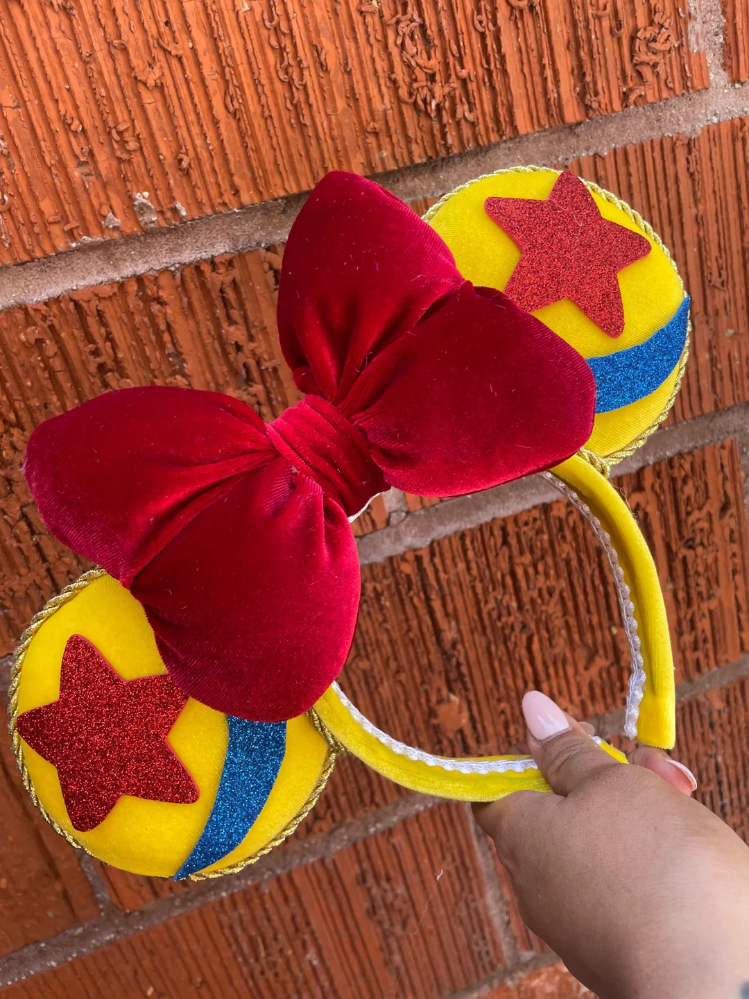 Pixar Balls Minnie Mouse Ears - Etsy | Etsy (US)