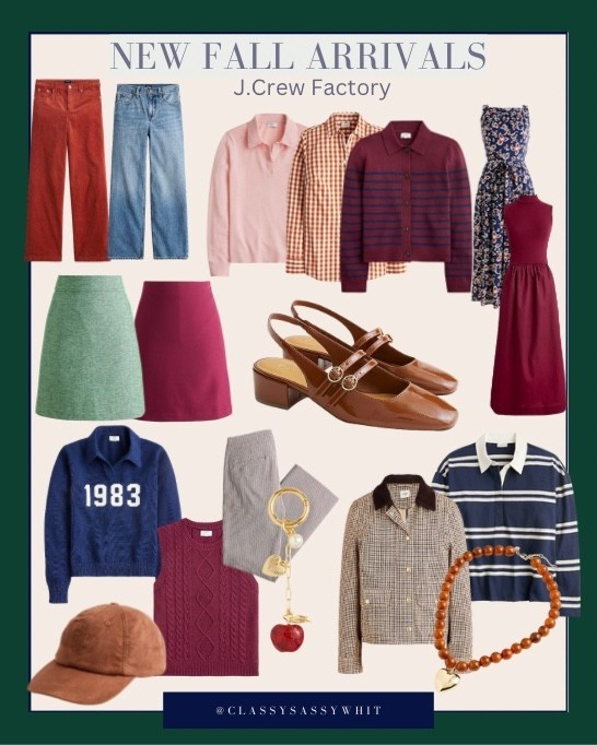 Lots of great fall pieces arrived at J.Crew Factory! I’ve got my eyes on the burgundy skort & the check pants

#LTKSeasonal