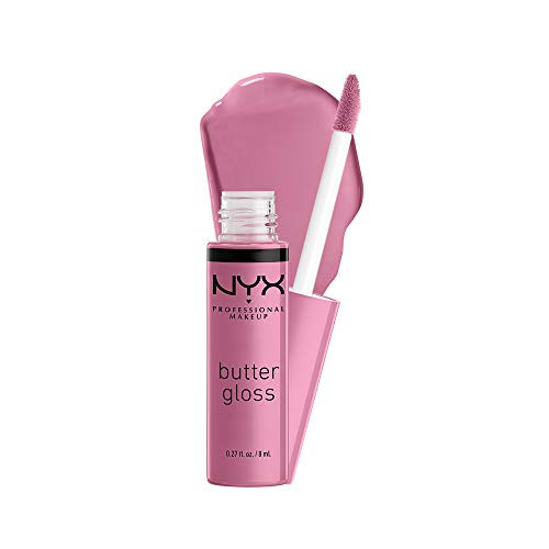 NYX PROFESSIONAL MAKEUP Butter Gloss, Non-Sticky Lip Gloss - Eclair (Pink) | Amazon (US)