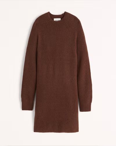 Women's Relaxed Mockneck Sweater Dress | Women's Dresses & Jumpsuits | Abercrombie.com | Abercrombie & Fitch (US)