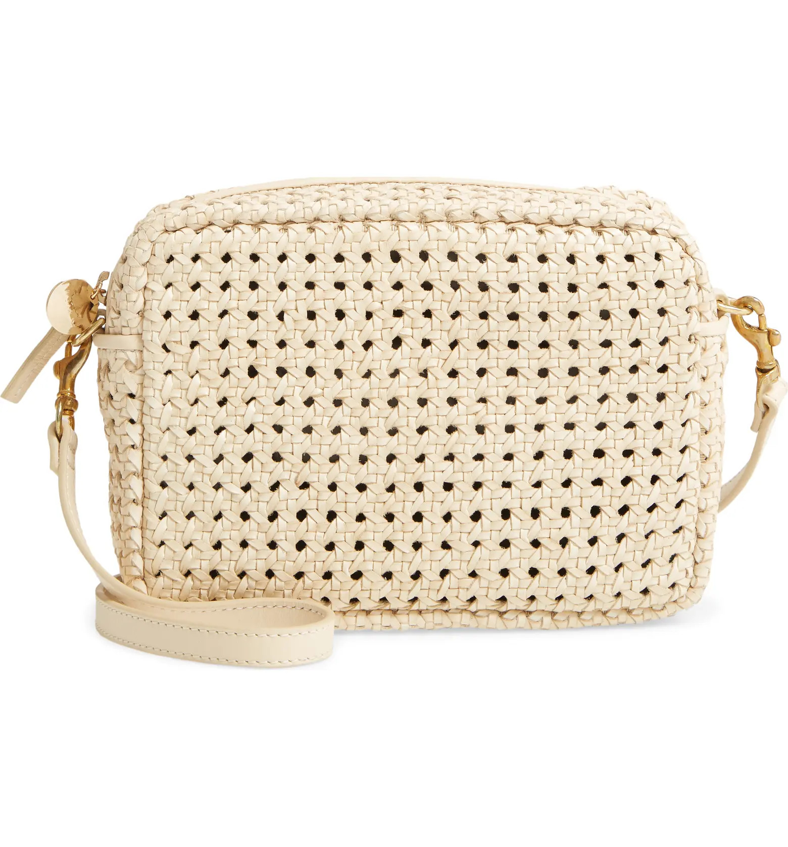 Midi Sac Woven Leather Crossbody Bag | Nordstrom