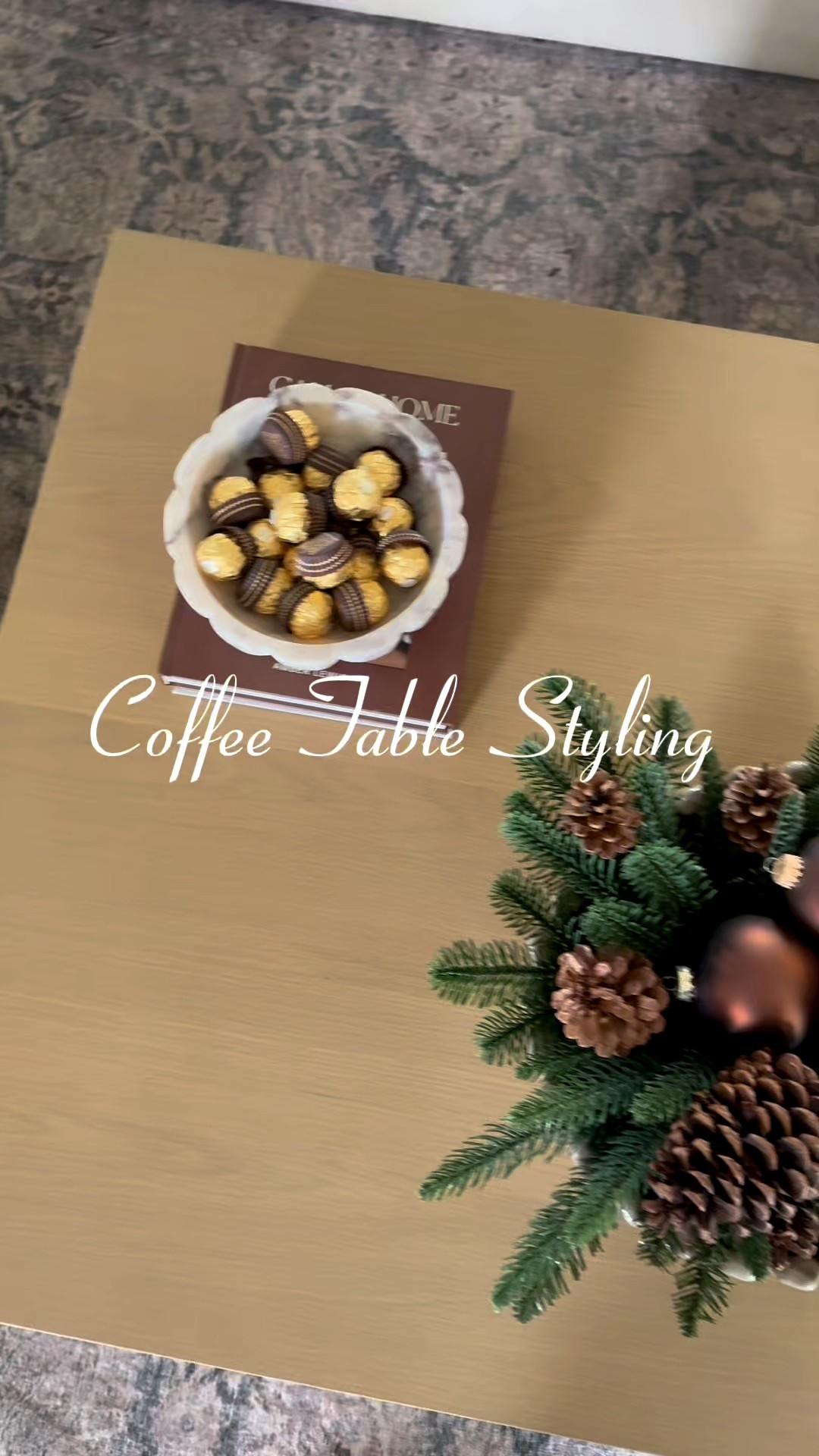 Want an easy way to make your living room instantly festive? Start with the coffee table. 

Stacked books, a marble bowl of holiday candies, a bowl of greenery with ornaments + pinecones, candlesticks for height, and a woven tray for texture… all the cozy festive touches. And the cutest little sleigh for holding Christmas cards 🎄

Follow @brittanychaversdesign for more home inspo! 


#LTKSeasonal #LTKHoliday