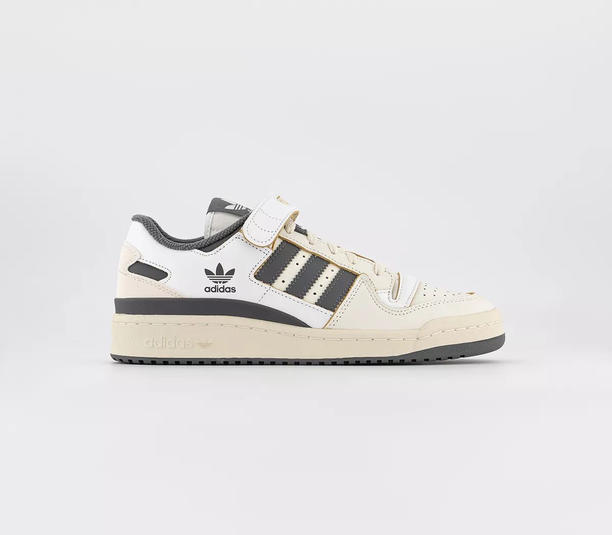 adidas
								Forum 84 Low Trainers 
								Off White Grey White | OFFICE London (UK)