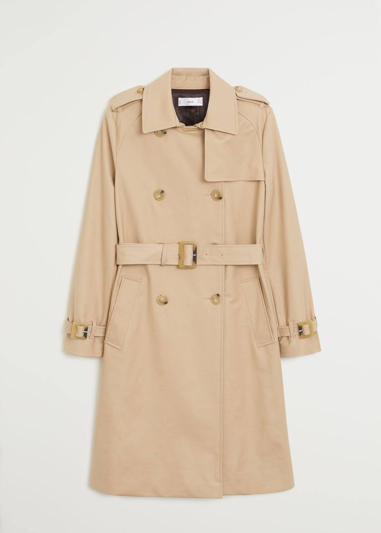 Classic cotton trench coat | MANGO (US)