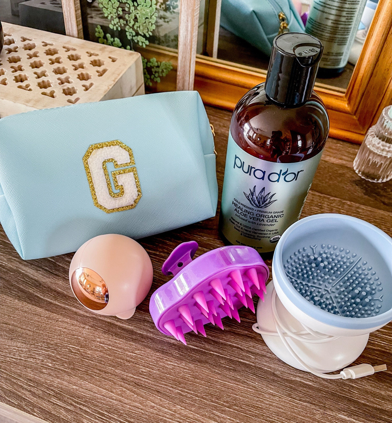 Amazon beauty finds. 




Travel cosmetic bag, makeup bag, travel makeup bag, electric makeup brush cleaner machine, lint roller, aloe Vera gel, self care products 
#LTKFindsUnder50 

#LTKselfcare #LTKSeasonal #LTKHome #LTKBeauty #LTKTravel