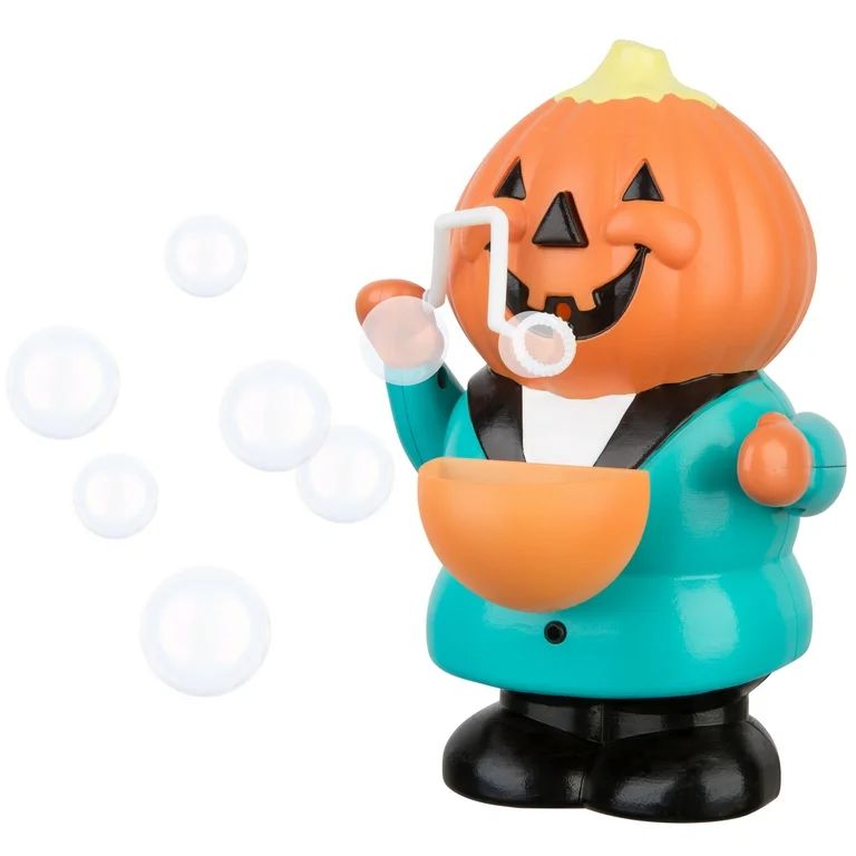 Way To Celebrate Animated Bubble Blower Pumpkin boy | Walmart (US)