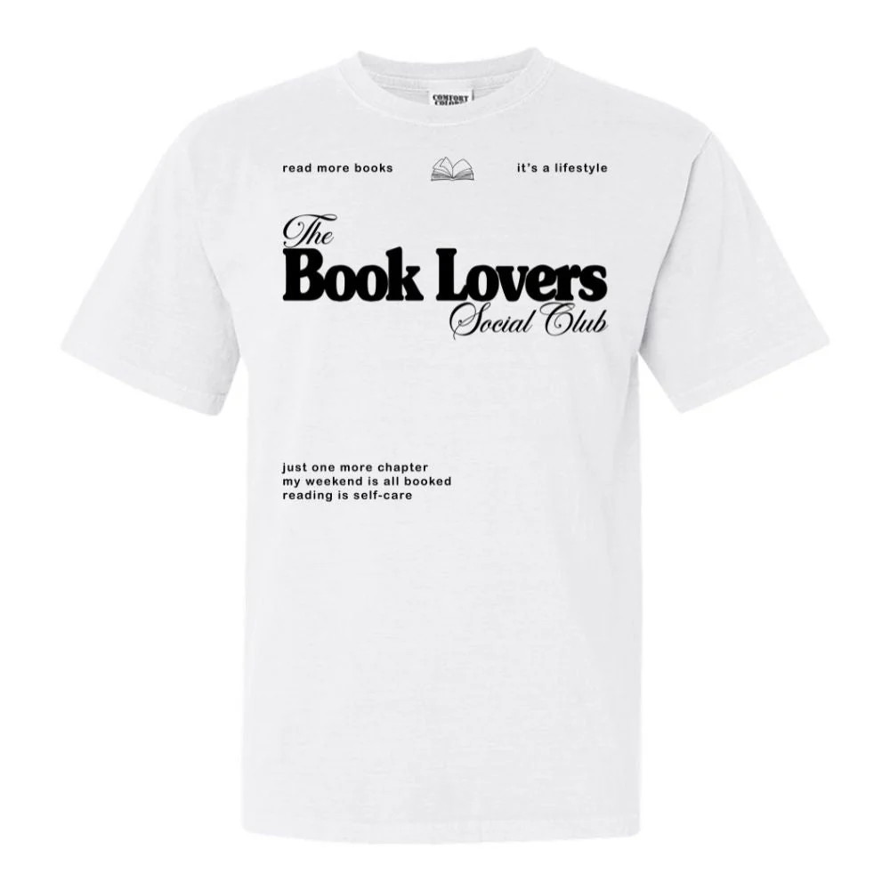'Book Lovers Social Club' T-Shirt | United Monograms