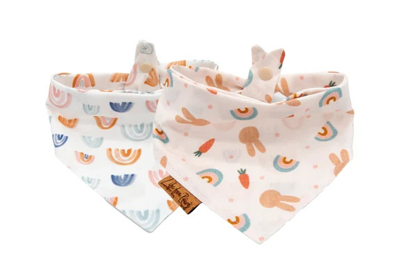 Dog Easter Bandana Easter Bunny & Flowers Carrots Bandana | Etsy | Etsy (US)
