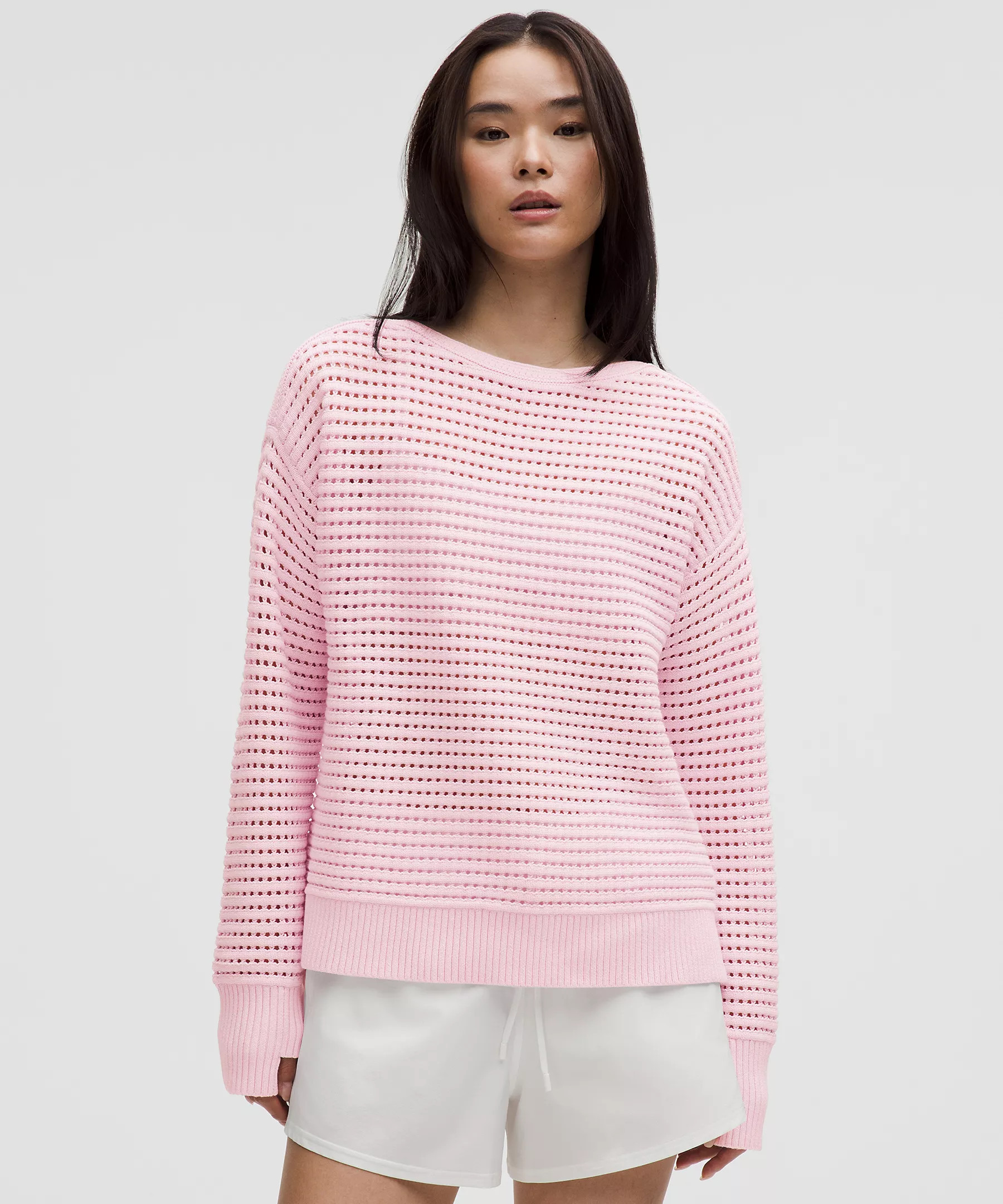Cotton Crochet Pullover | Women's Sweaters | lululemon | Lululemon (US)
