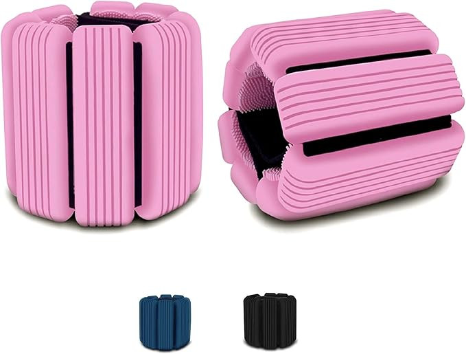 GLOTOP Wrist Weights & Ankle Weights, 2Pcs (1lb Each), Adjustable Size Wearable Weights Exercise ... | Amazon (US)