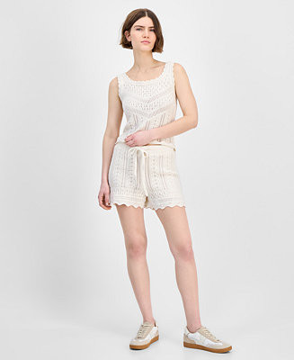 And Now This Women's Crochet Shorts, Exclusively at Macy's - Macy's | Macy's
