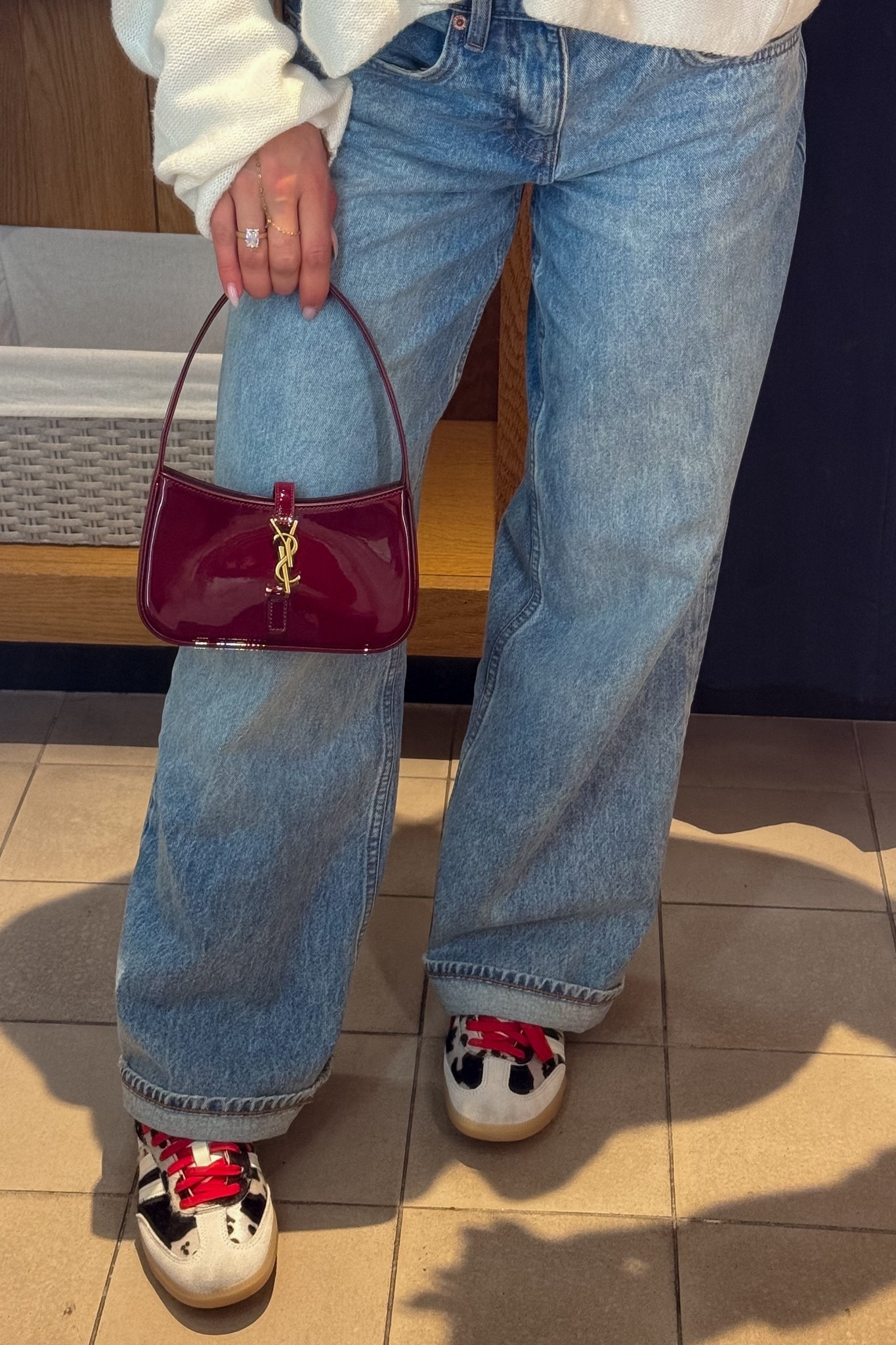 These jeans>>>

#LTKNYFW #LTKSeasonal #LTKootd