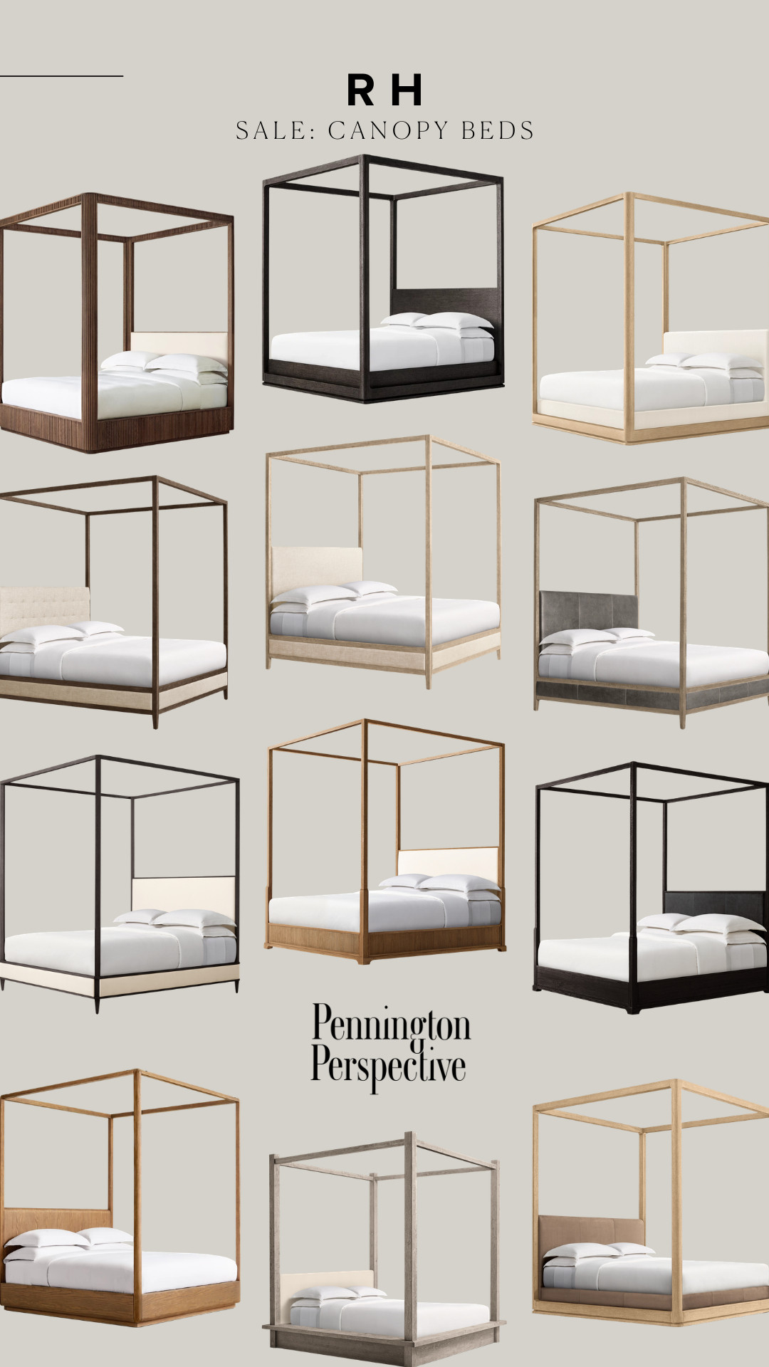 Dreamy canopy beds, elevated sleep.

#RH #CanopyBed #LuxuryLiving #HomeDesign #ModernBedroom #NeutralHome #DreamBedroom #ElevatedLiving Shop Here: https://shopmy.us/shop/collections/4407441 

 #LTKdayinmylife #LTKHome #LTKSaleAlert