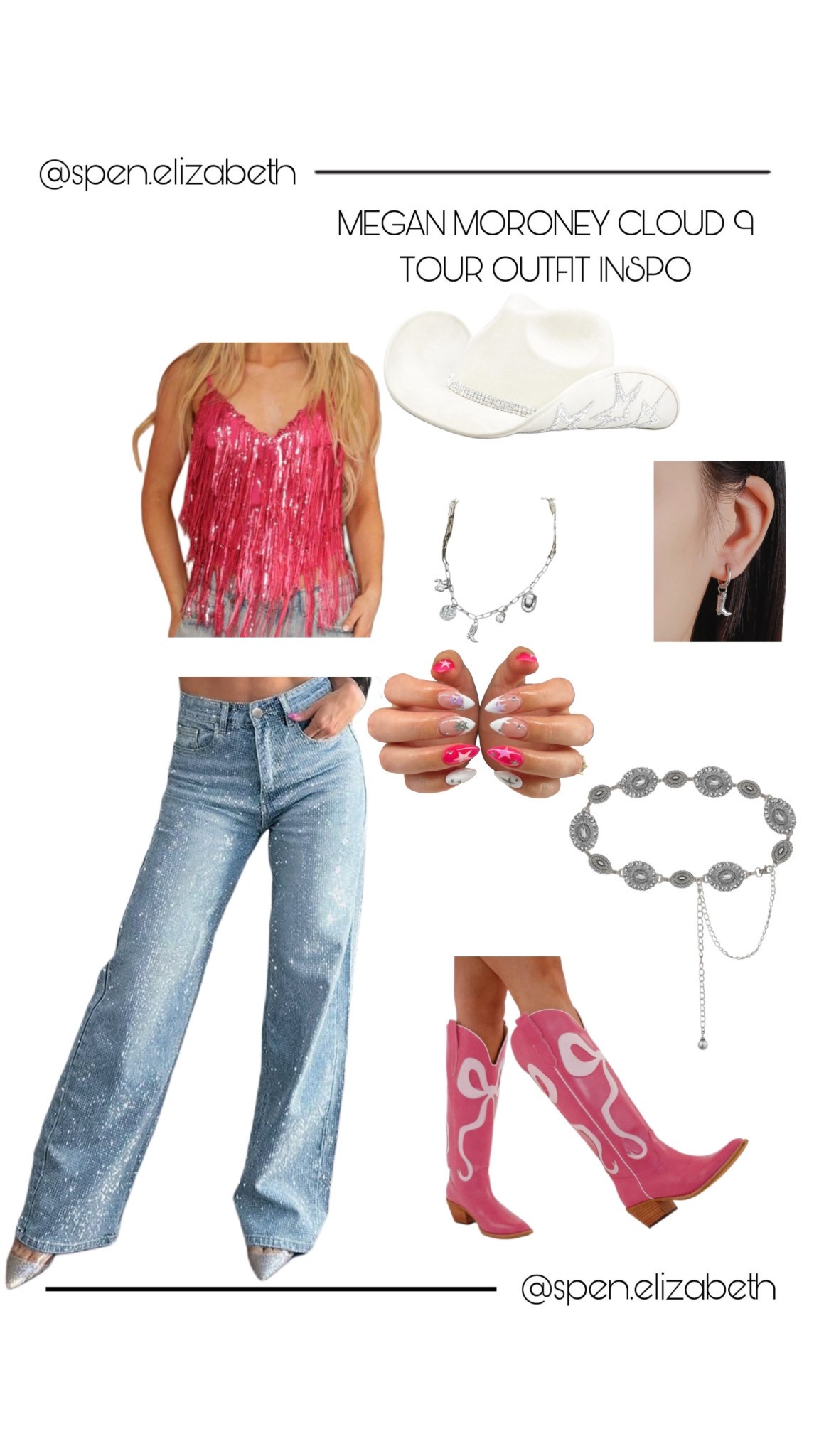 megan moroney cloud 9 tour concert outfit inspo!!
jeans-shein
top-shein 
