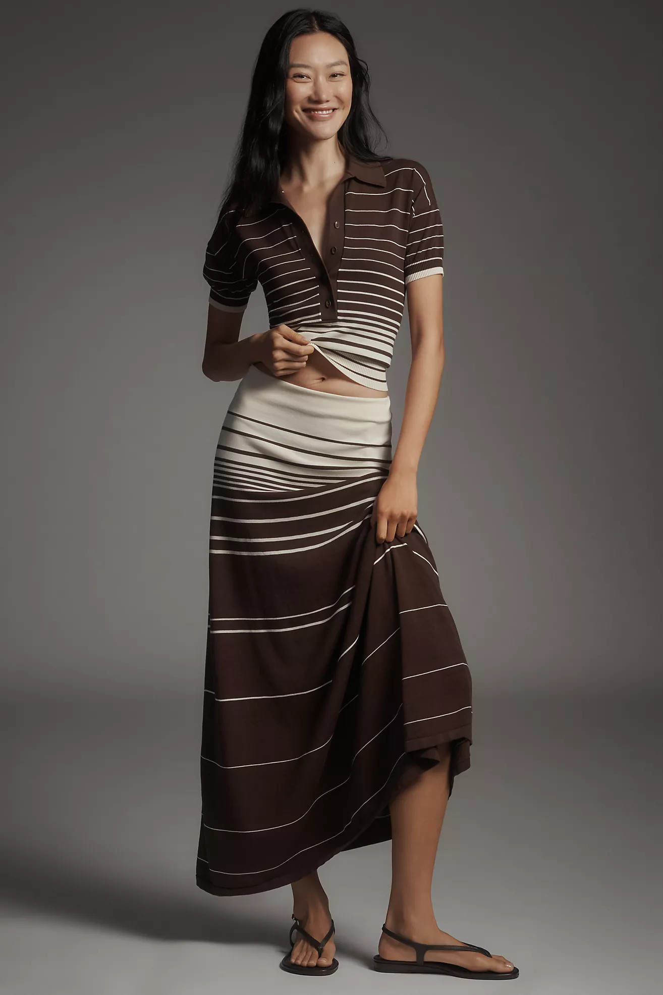 Faithfull The Brand Casia Knit Maxi Skirt | Anthropologie (US)