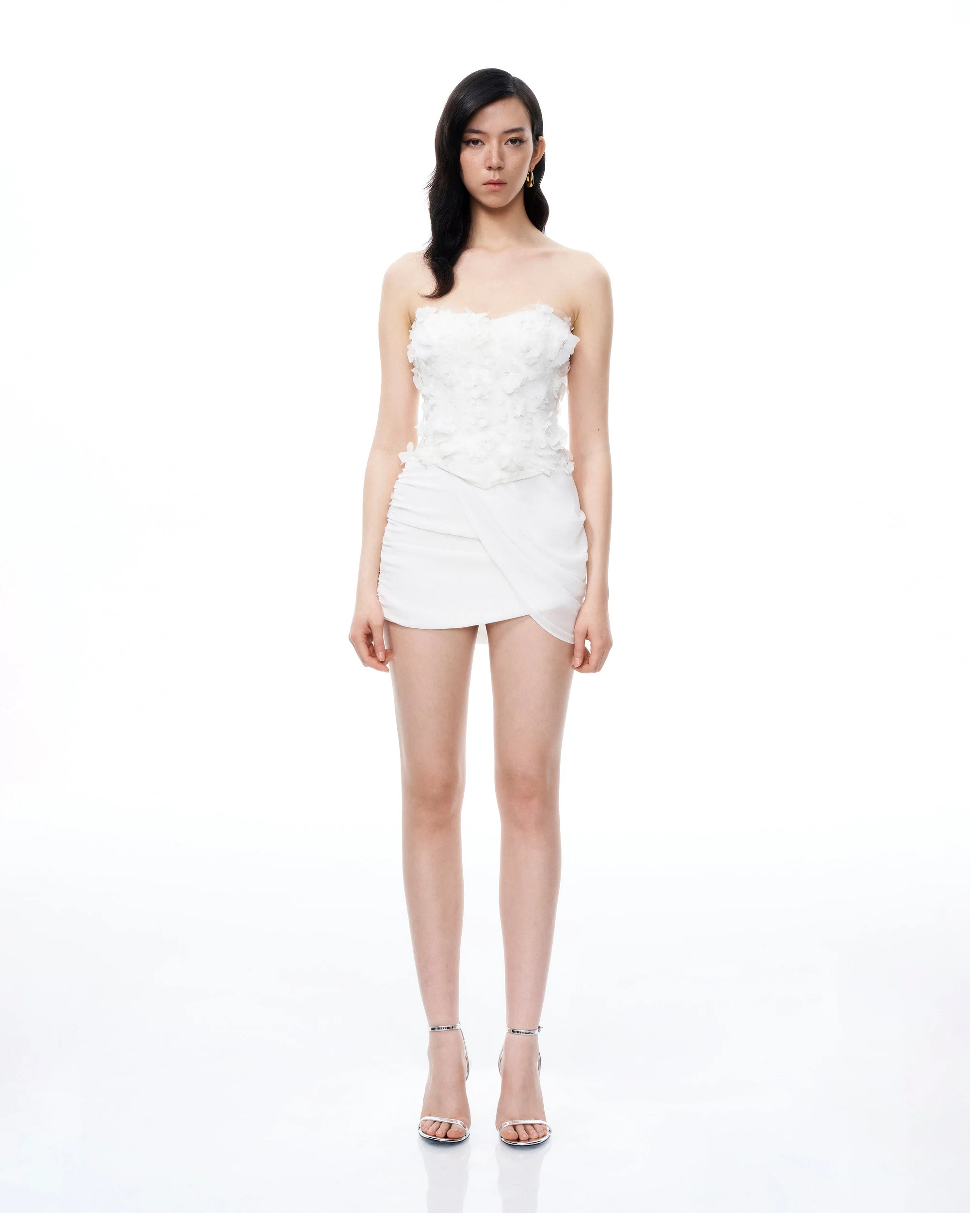 Juniper 3D Floral Mini Suits - White | JW PEI US