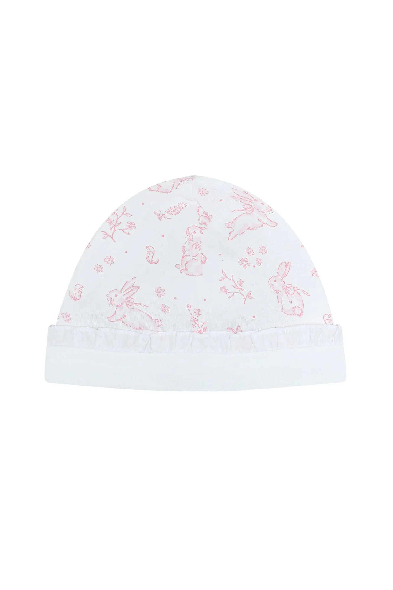 Pink Bunny Toile Hat | EMILIA GEORGE®