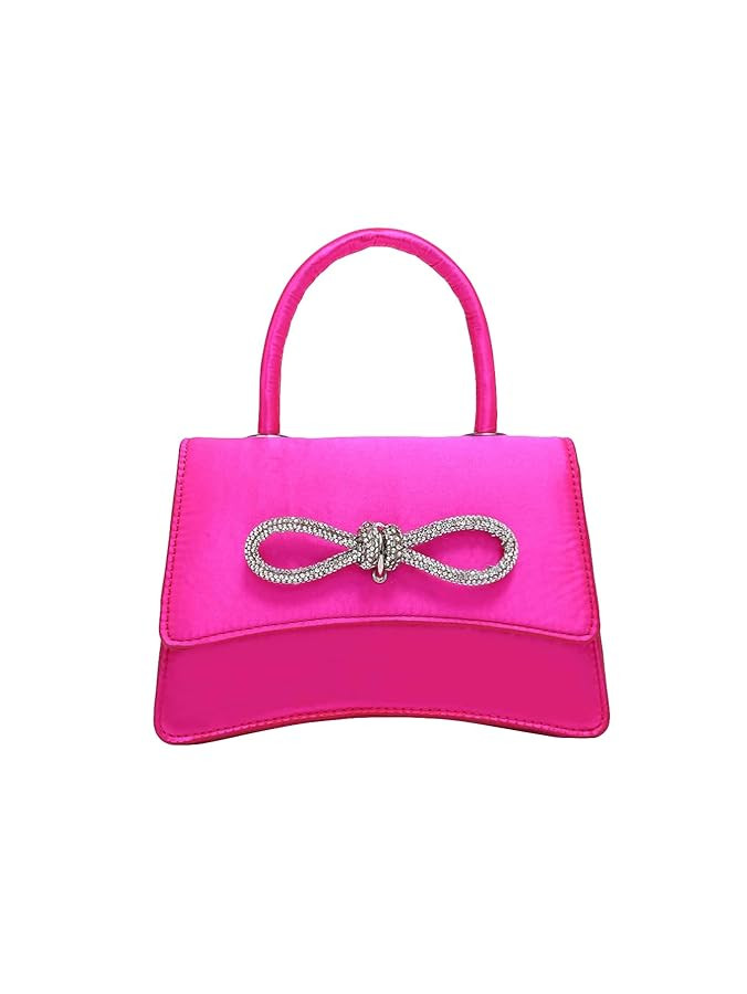 QWINEE Women's Mini Evening Bag Rhinestone Decorated Clutch Purse Prom Bags Sparkle Mini Square H... | Amazon (US)