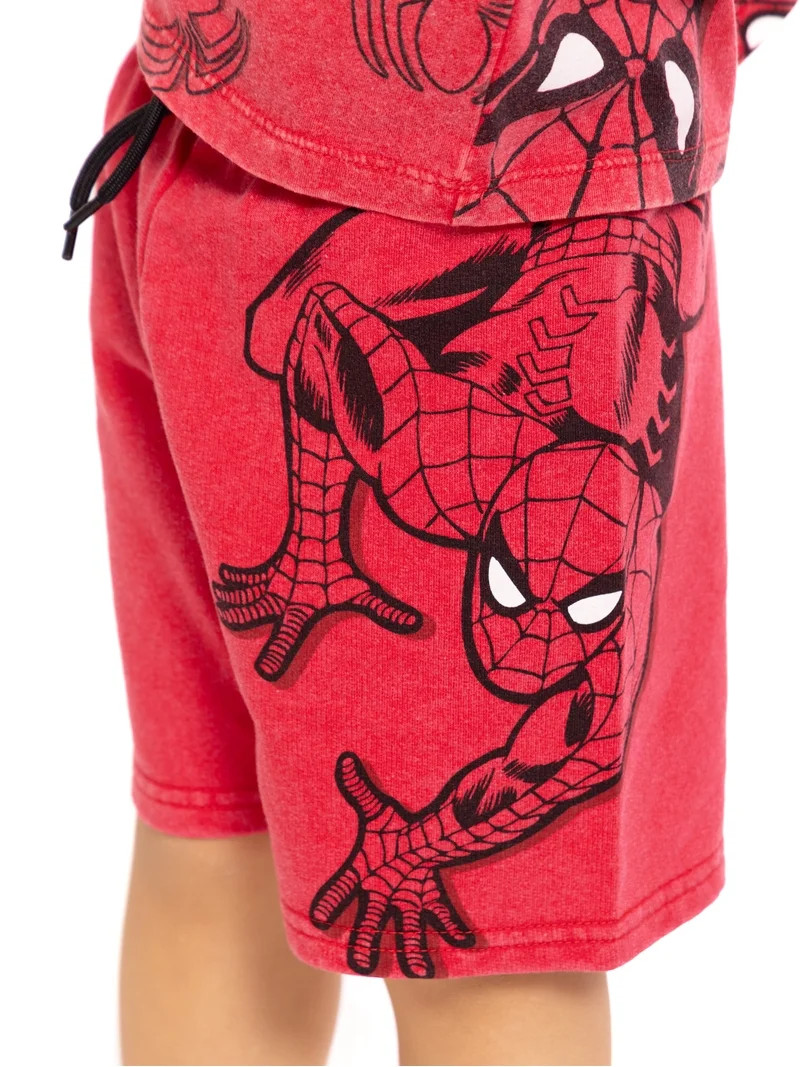 Spider-Man Toddler Boys' Short Sleeve Graphic Tee and Shorts Set, 2 Piece, Sizes 12M-5T | Walmart (US)