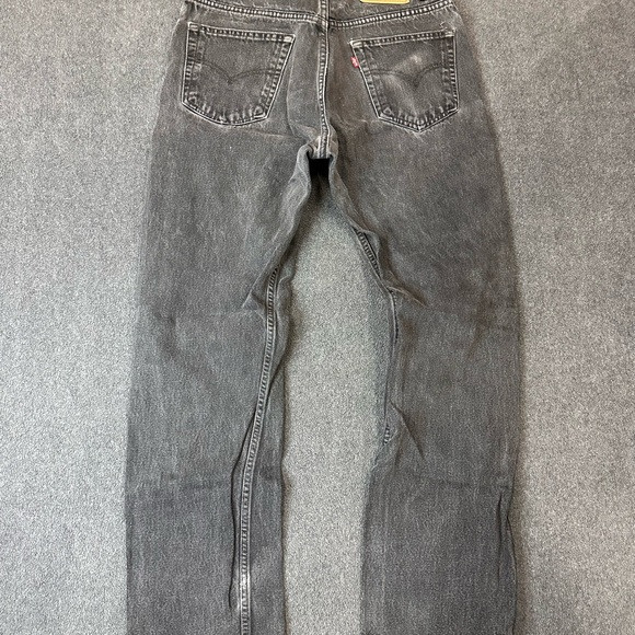 Vintage Levis Jeans Mens 34x32 Black 505 Regular Fit Straight Leg Made USA 90s | Poshmark