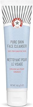 First Aid Beauty Pure Skin Face Cleanser, Sensitive Skin Cream Cleanser with Antioxidant Booster,... | Amazon (US)