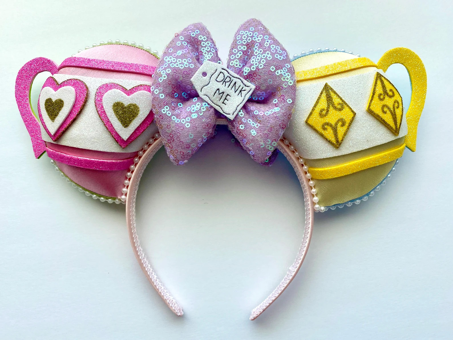 Alice in Wonderland Teacup Ride Inspired Mickey Ears Mickey Ears Headband | PREORDER Ships in 10 ... | Etsy (Global)
