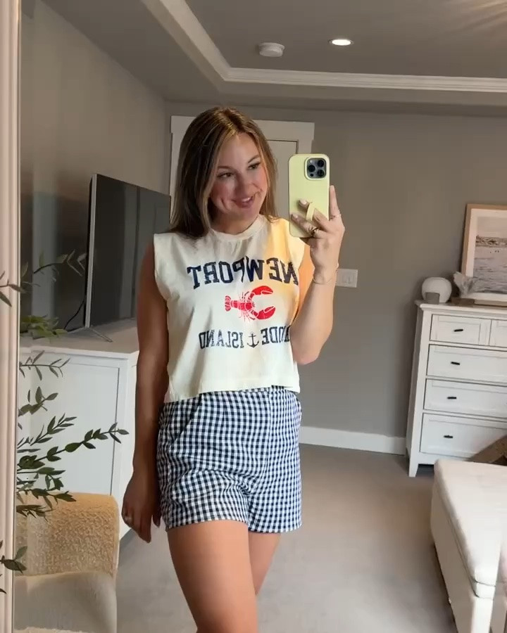 This muscle tank from @VICI is so dang cute! I love it paired with my Vici gingham shorts but it would also look adorable paired with some denim shorts. So many ways to wear this tank and I’m excited to style it this summer. 
USE CODE HEATHERSAVE35 for a discount! 🦞⚓️

#vici #vicihaul #vicitryon #haul #tryon #ootd #americana #america #memorialday #fourthofjuly #redwhiteandblue #4thofjuly #summer #outfit

#LTKootd #LTKSaleAlert #LTKSeasonal