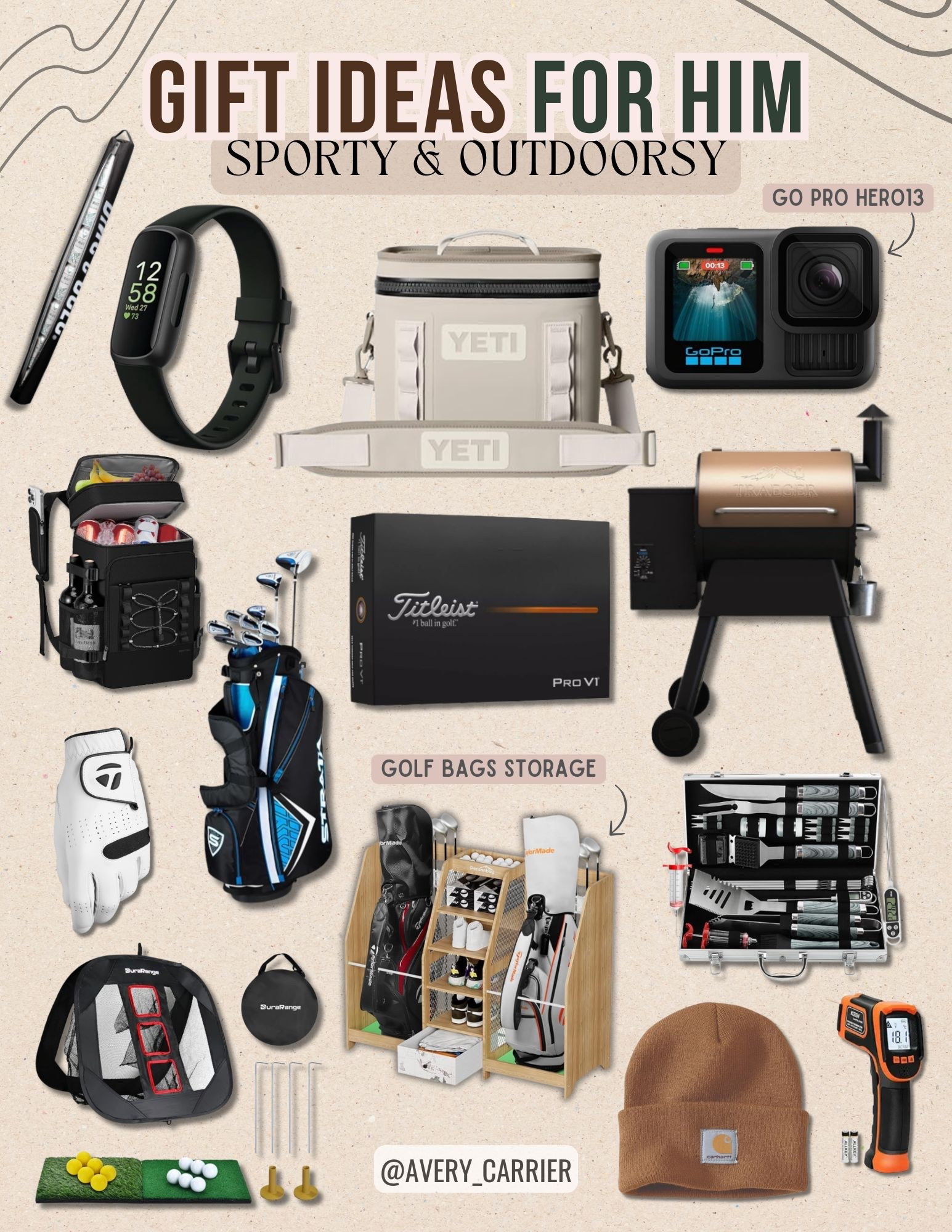 Gift ideas for him, gift ideas for sports &amp; outdoors, golf gift ideas, grilling gift ideas

#LTKGiftGuide #LTKMens #LTKActive