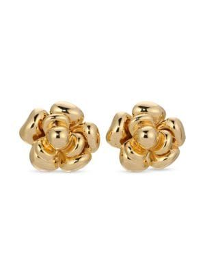 Eye Candy LA Luxe Astrid Goldtone Flower Stud Earrings on SALE | Saks OFF 5TH | Saks Fifth Avenue OFF 5TH (Pmt risk)
