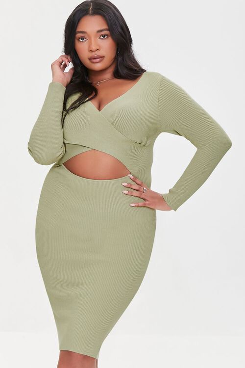 Plus Size Cutout Sweater Dress | Forever 21 (US)