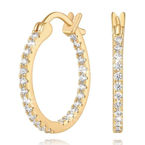 ADII Gold Hoop Earrings 14K Gold Earrings for Women | Amazon (US)