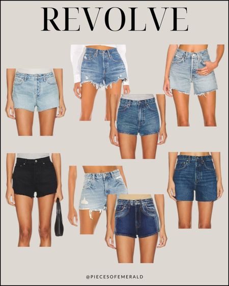 Sharing some of my favorite denim shorts from revolve, revolve fashion finds 

#LTKStyleTip