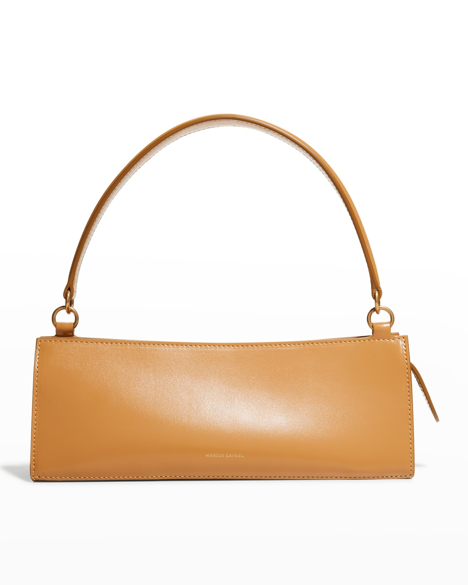 Mansur Gavriel Pencil Calfskin Shoulder Bag | Neiman Marcus