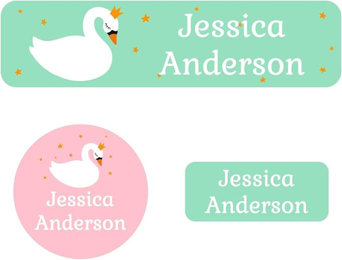 Name Bubbles Swan Starter Labels Pack (90 Pack) Durable Printed Labels for Daycare, School, Trave... | Amazon (US)