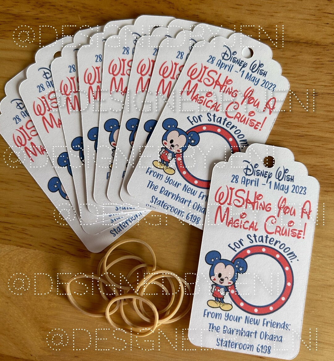 Fish Extender Tags/ Fish Extenders/ Cruise Fish Extenders/ Custom Gift Tags | Etsy (US)