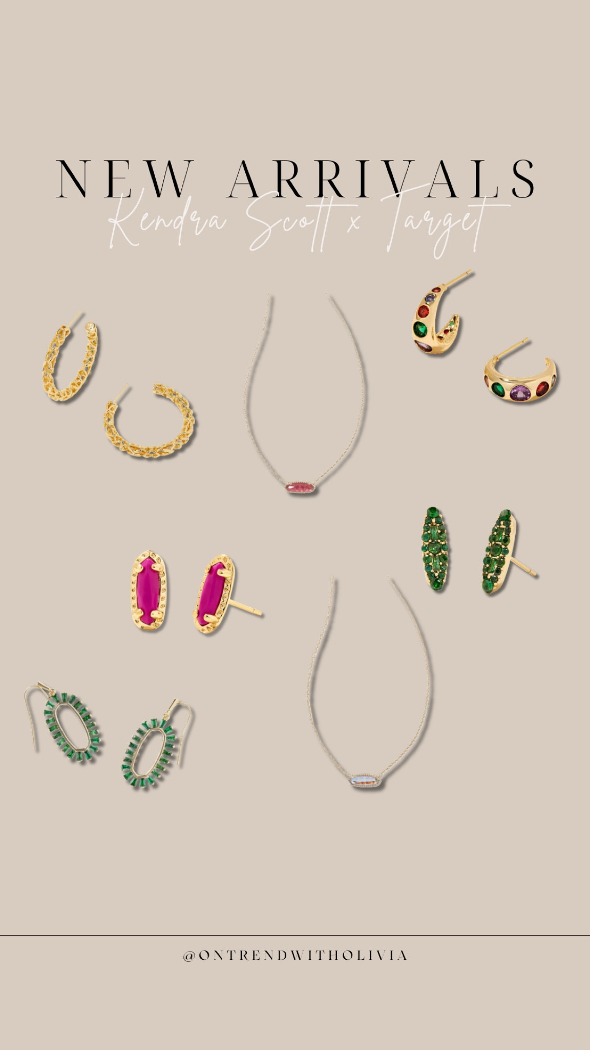 Kendra Scott at Target 🎁 

holiday style // holiday jewelry // affordable style // gifts for her // jewelry 

#LTKfindsunder50 #LTKHoliday #LTKGiftGuide