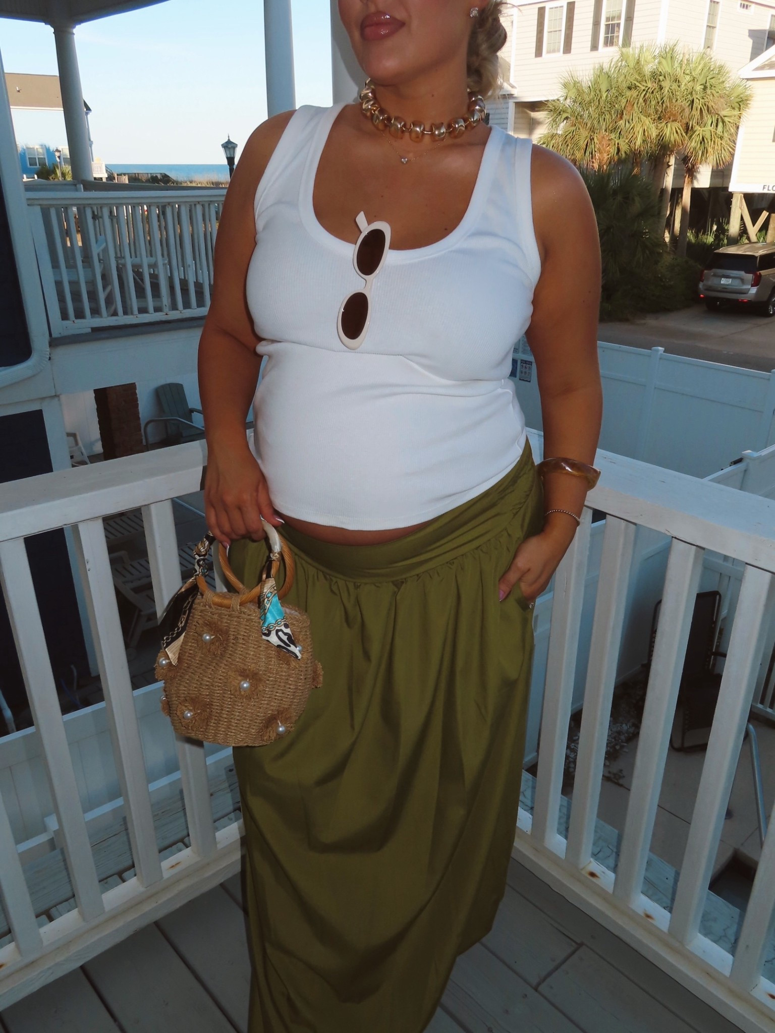 Dinner ootd! 
Top- large
Skirt- large

#LTKTravel #LTKBump #LTKMidsize