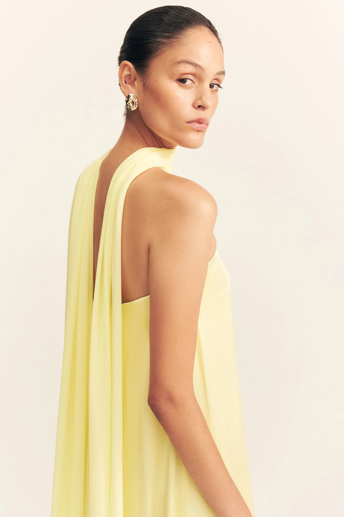 Lucent Scarf | Lemon | Accessories |Shona Joy | Shona Joy