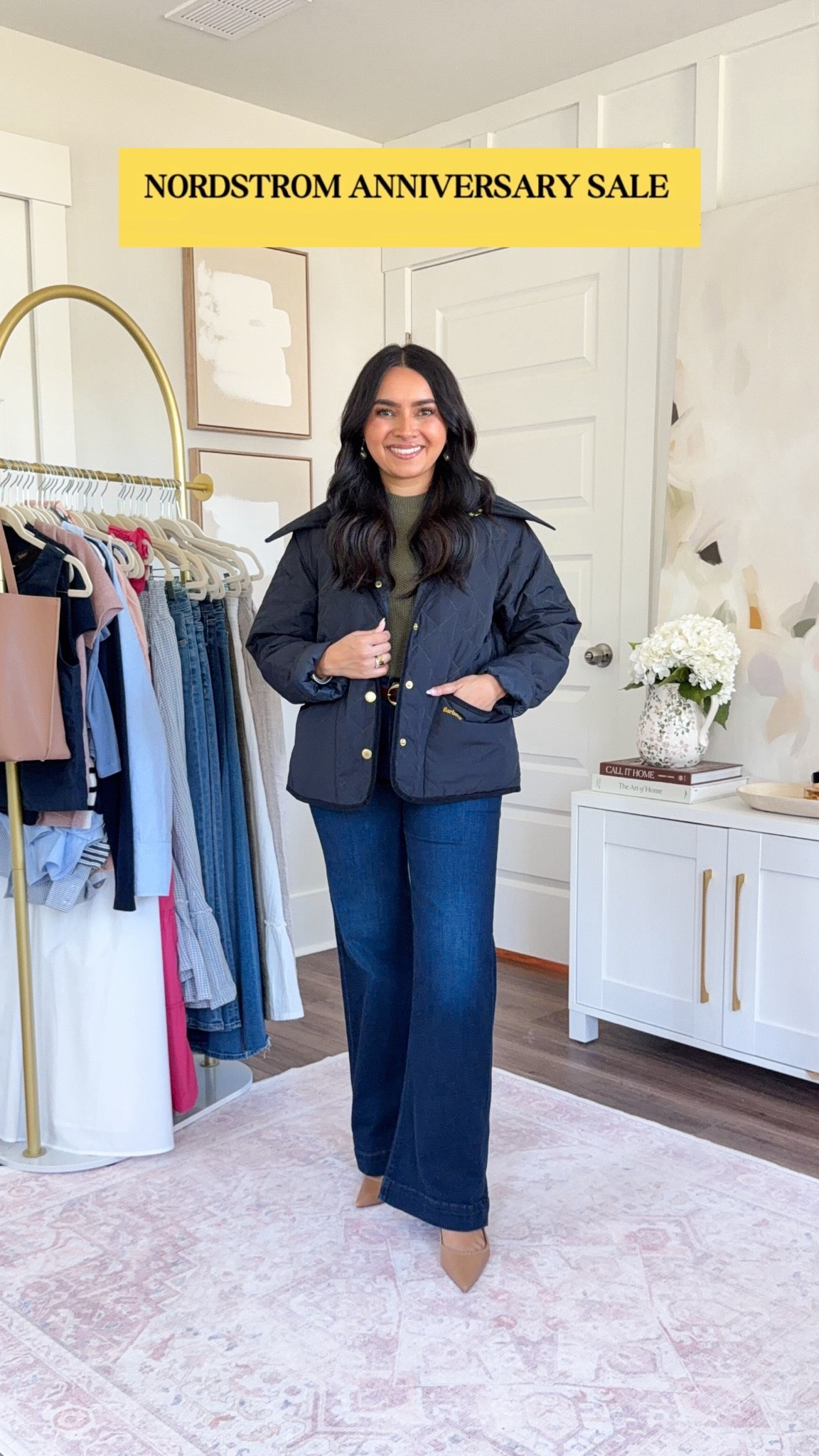 Nordstrom Anniversary Sale Outfits!
Green sweater size xxs TTS
Jeans size 26 petite TTS
Navy quilted jacket size 4 TTS

#LTKootd #LTKPetite #LTKSaleAlert