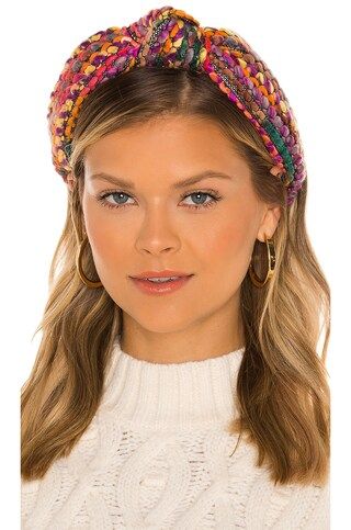 Lele Sadoughi Sweater Knotted Headband in Desert Rainbow from Revolve.com | Revolve Clothing (Global)