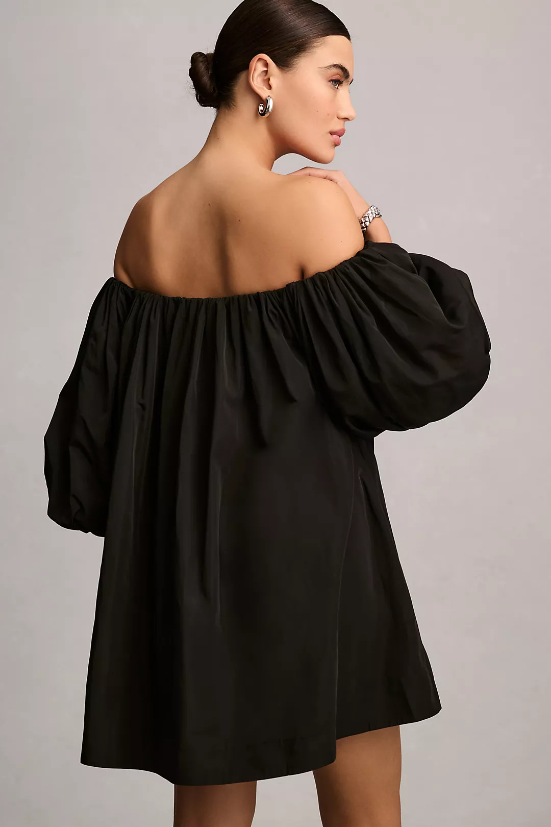 Mare Mare Puff-Sleeve Off-The-Shoulder Mini Dress | Anthropologie (US)