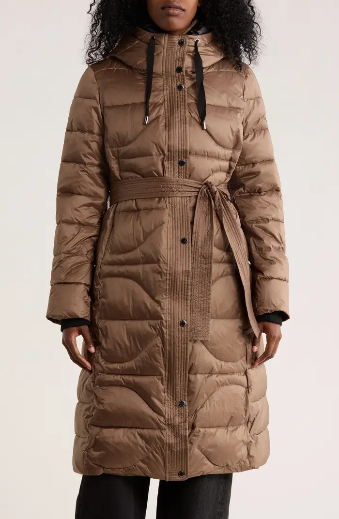 Vince Camuto Belted Maxi Puffer Jacket | Nordstromrack | Nordstrom Rack